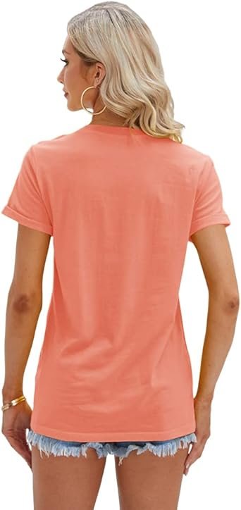 Women T Shirts Short Sleeve Tees Sunflower Graphic Loose Tops