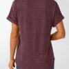 Women Short Sleeve Shirts Henley Dressy Casual