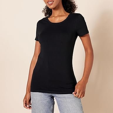 81oiYxhURHL._AC_SX385_.jpg Women RegularFit ShortSleeve Crewneck TShirt Multipacks