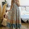 Women 2025 Bohemian Long Skirts Flowy High Waist A Line Maxi Skirts