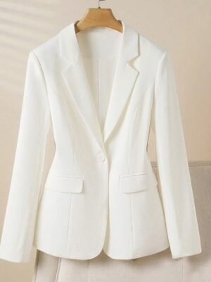 Elegant And Fashionable Solid Color Women's Blazer