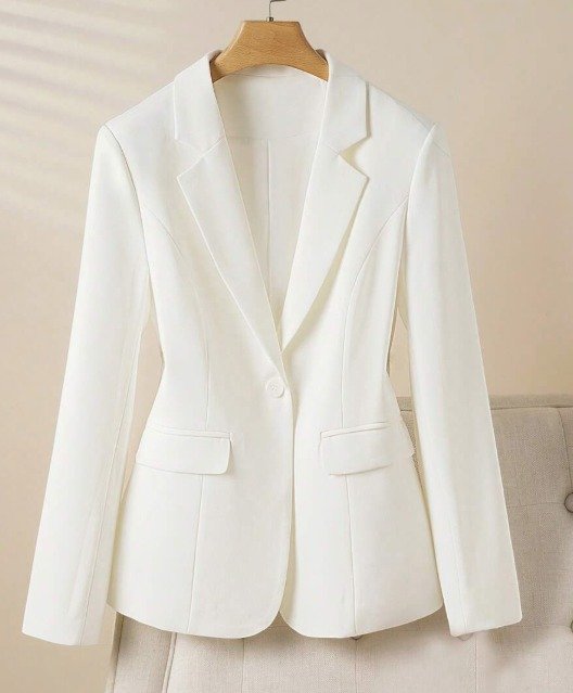 Elegant And Fashionable Solid Color Women's Blazer
